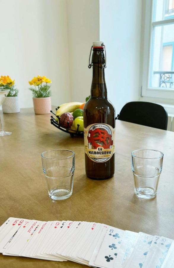 Le Convivial, Appartement Centre Ville Mulhouse Bagian luar foto
