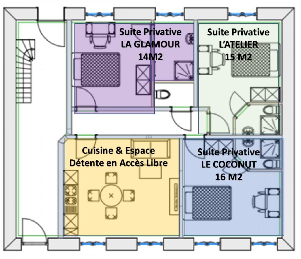 Le Convivial, Appartement Centre Ville Mulhouse Ruang foto